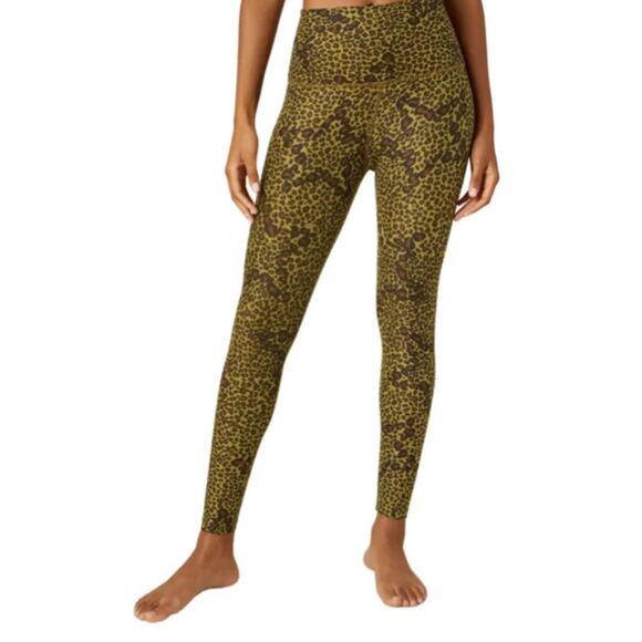 Beyond Yoga Women's Printed Spacedye High Waisted Legging - Bronze Star Leopard - Picture 1 of 8